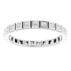 Platinum 1/3 CTW Natural Diamond Eternity Band Size 6