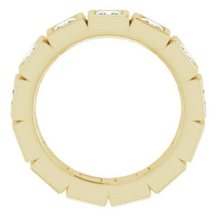 14K Yellow 2 CTW Natural Diamond Eternity Band Size 6