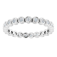 Platinum 1/3 CTW Natural Diamond Eternity Band Size 6