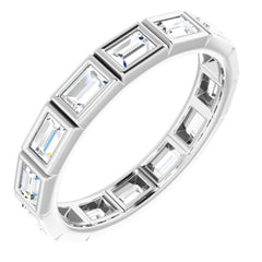 Platinum 1 1/6 CTW Natural Diamond Eternity Band Size 6