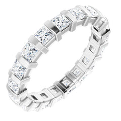 Platinum 1 3/4 CTW Natural Diamond Eternity Band Size 6
