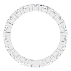 Platinum 1 3/4 CTW Natural Diamond Eternity Band Size 6