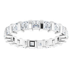 Platinum 1 3/4 CTW Natural Diamond Eternity Band Size 6