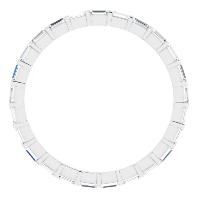 Platinum 1/3 CTW Natural Diamond Eternity Band Size 6