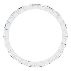 Platinum 1/3 CTW Natural Diamond Eternity Band Size 6