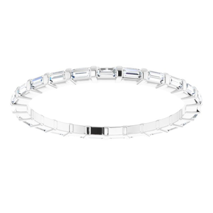 Platinum 1/3 CTW Natural Diamond Eternity Band Size 6