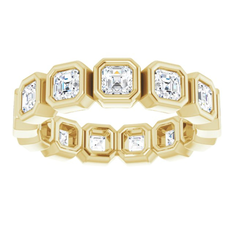 14K Yellow 2 CTW Natural Diamond Eternity Band Size 6