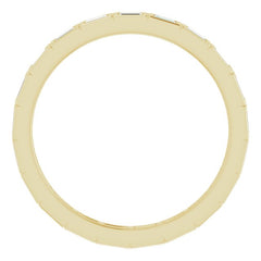 14K Yellow 1/3 CTW Natural Diamond Eternity Band Size 6