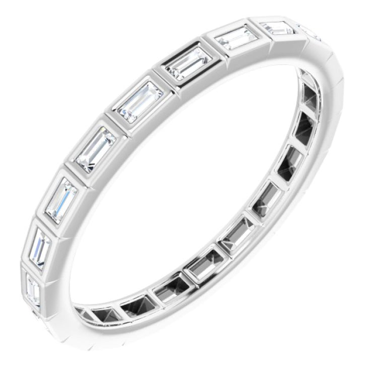Platinum 1/3 CTW Natural Diamond Eternity Band Size 6
