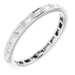 Platinum 1/3 CTW Natural Diamond Eternity Band Size 6
