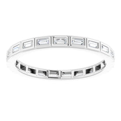 Platinum 1/3 CTW Natural Diamond Eternity Band Size 6