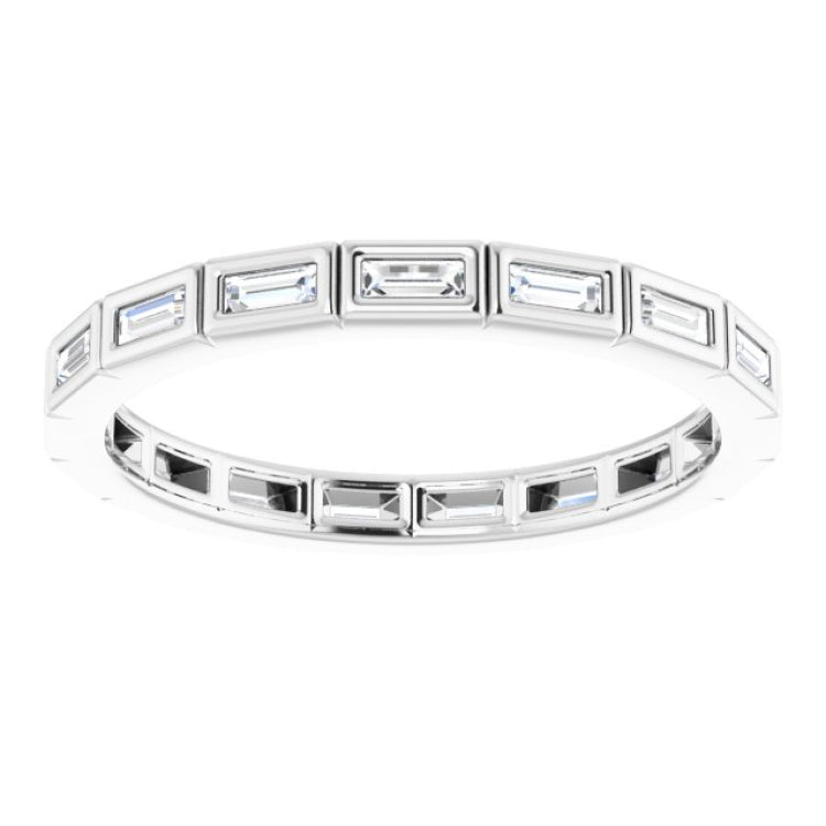 Platinum 1/3 CTW Natural Diamond Eternity Band Size 6