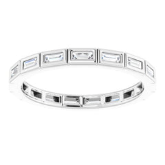 Platinum 1/3 CTW Natural Diamond Eternity Band Size 6