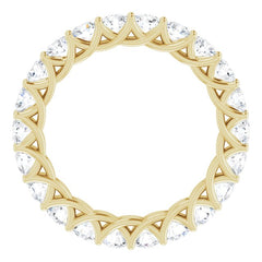 14K Yellow 2 CTW Natural Diamond Eternity Band