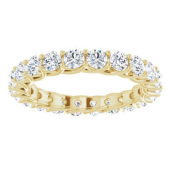 14K Yellow 2 CTW Natural Diamond Eternity Band