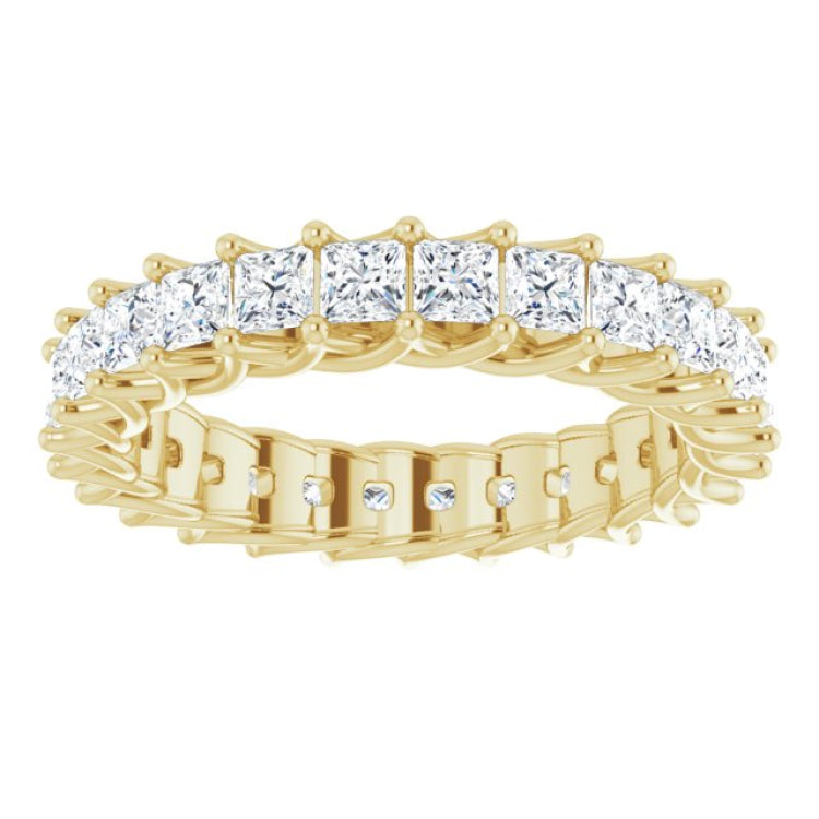 14K Yellow 2 3/8 CTW Natural Diamond Eternity Band
