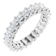 Platinum 2 3/8 CTW Natural Diamond Eternity Band