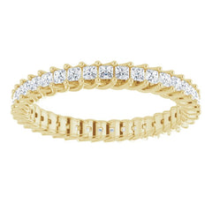 14K Yellow 7/8 CTW Natural Diamond Eternity Band
