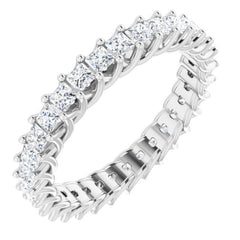 Platinum 1 1/2 CTW Natural Diamond Eternity Band