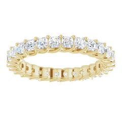 14K Yellow 2 1/8 CTW Natural Diamond Eternity Band Size 7