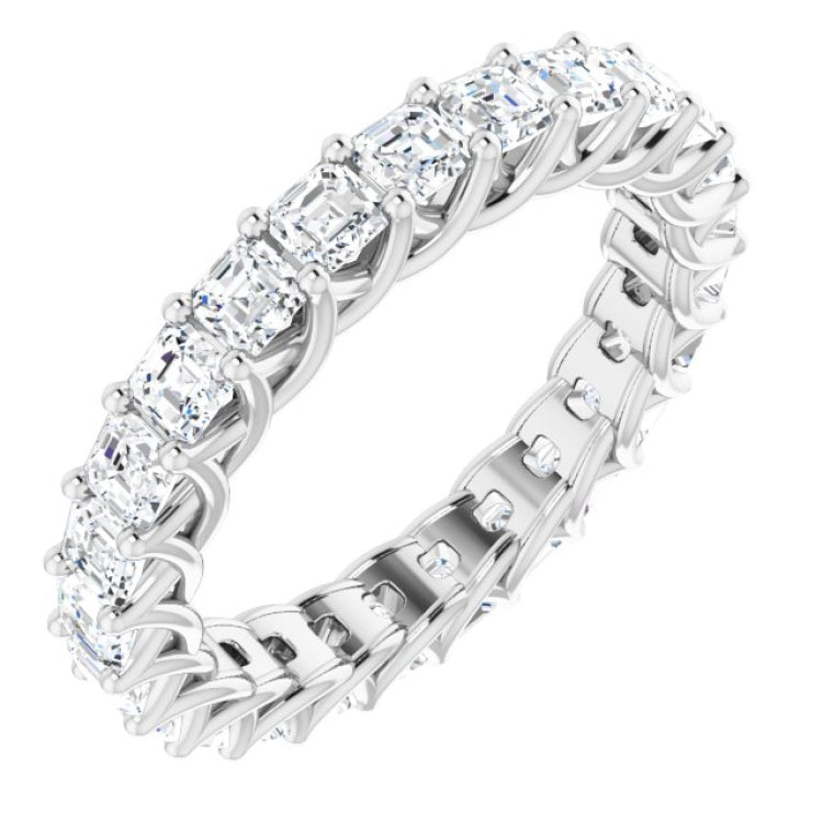 Platinum 2 1/8 CTW Natural Diamond Eternity Band Size 7