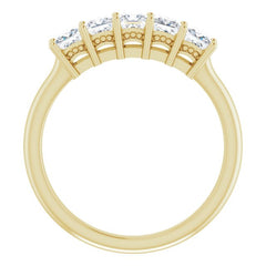 14K Yellow 3/4 CTW Natural Diamond Anniversary Band