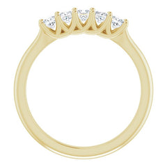 14K Yellow 1/2 CTW Natural Diamond Anniversary Band