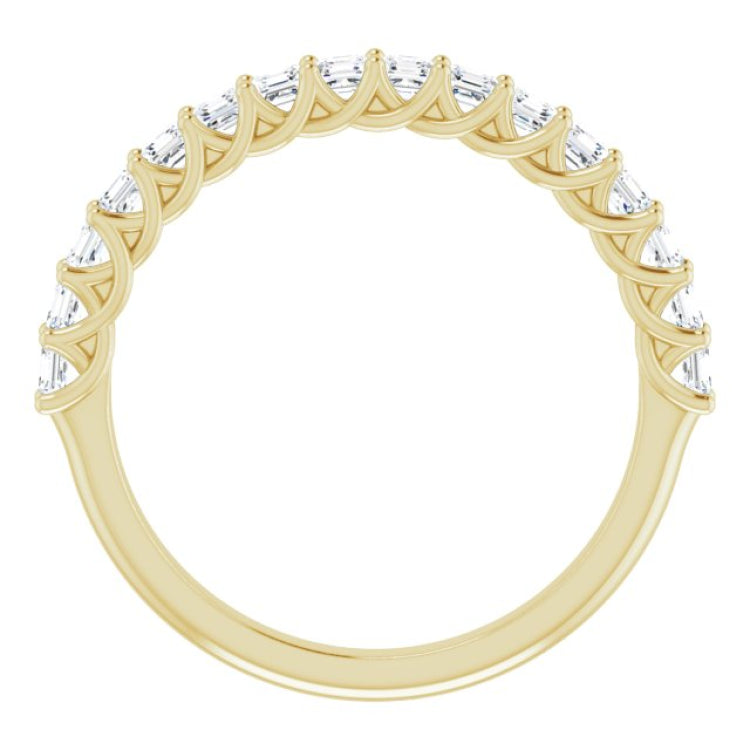 14K Yellow 3/4 CTW Natural Diamond Anniversary Band