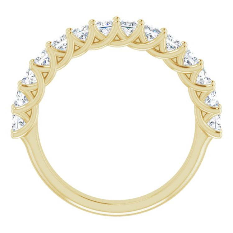 14K Yellow 1 1/3 CTW Natural Diamond Anniversary Band