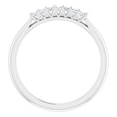 14K White 1/6 CTW Natural Diamond Anniversary Band