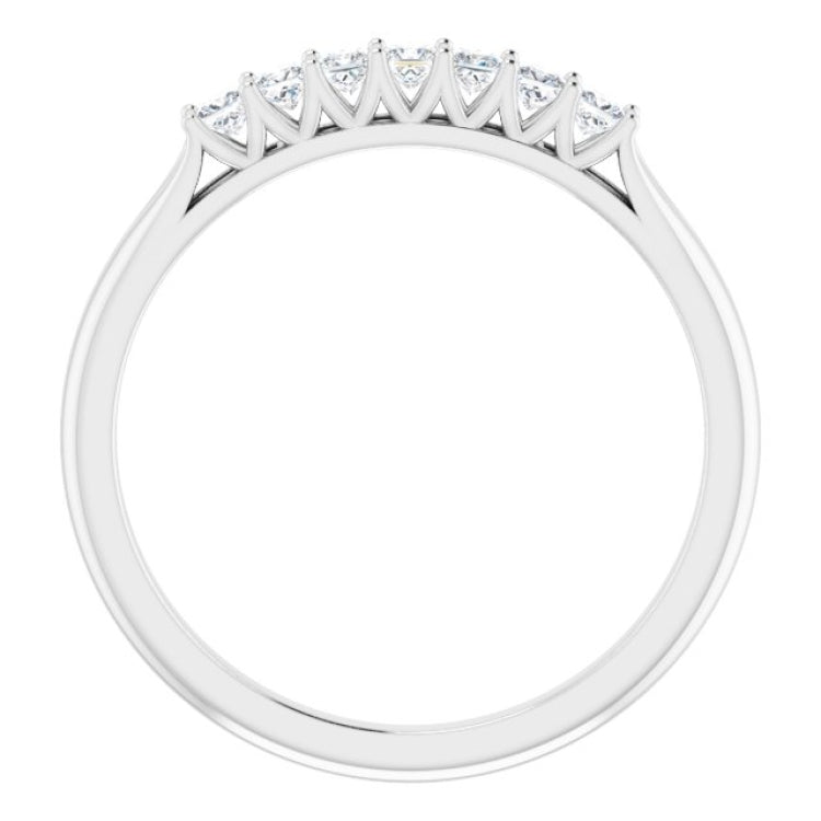 14K White 1/4 CTW Natural Diamond Anniversary Band