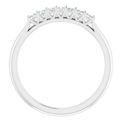 Platinum 1/4 CTW Natural Diamond Anniversary Band