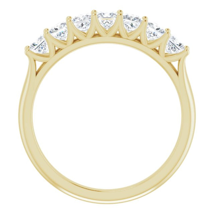 14K Yellow 9/10 CTW Natural Diamond Anniversary Band