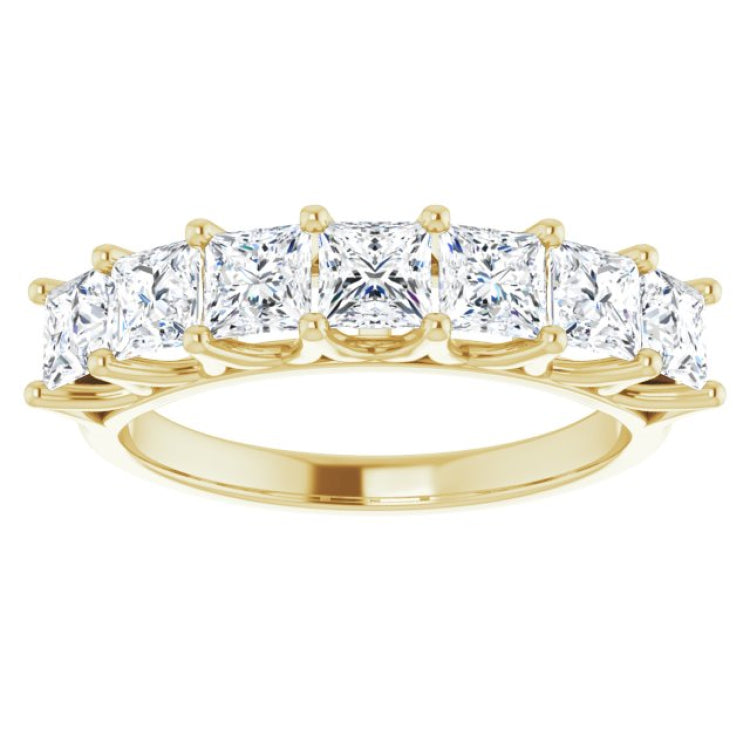 14K Yellow 1 3/4 CTW Natural Diamond Anniversary Band