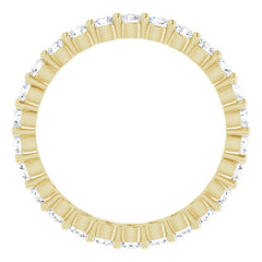 18K Yellow 7/8 CTW Natural Diamond Eternity Band Size 7