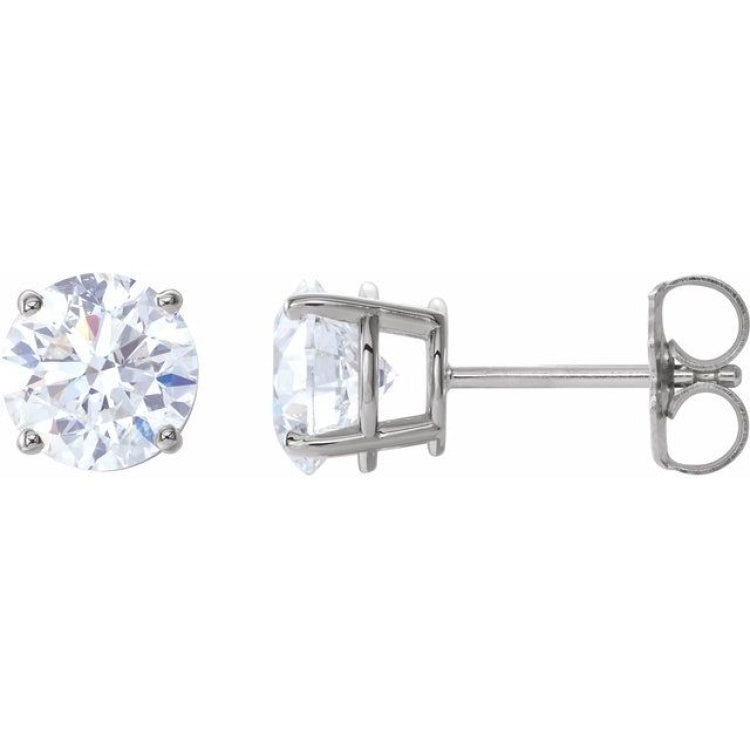14K White 2 CTW Natural Diamond Earrings