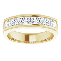14K Yellow 1 3/4 CTW Natural Diamond Band