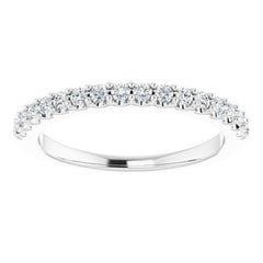 Platinum 1/4 CTW Natural Diamond Anniversary Band