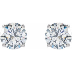 14K White 2 CTW Lab-Grown Diamond Earrings