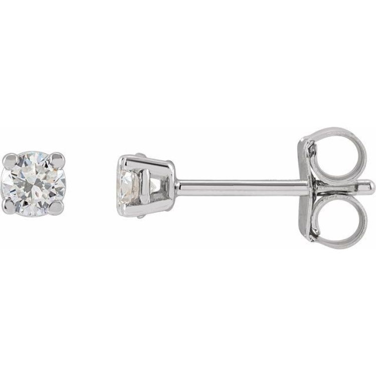 14K White 3 CTW Lab-Grown Diamond Earrings