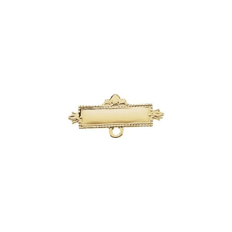 14K Yellow Baptismal Pin