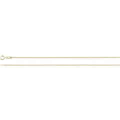 14K Yellow Gold-Filled 1 mm Wheat 24" Chain