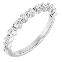 Platinum 1/3 CTW Lab-Grown Diamond Anniversary Band