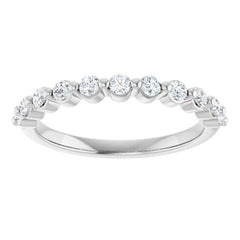 Platinum 1/3 CTW Lab-Grown Diamond Anniversary Band