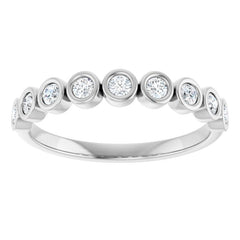 14K White 1/4 CTW Lab-Grown Diamond  Anniversary Band