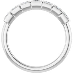 14K White 1/3 CTW Lab-Grown Diamond  Anniversary Band