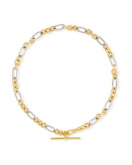 EMBRY LINK CHAIN NCK MIXED METAL