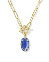 ELISA ENML LNK CHN NCK GOLD COBALT ILLUSION