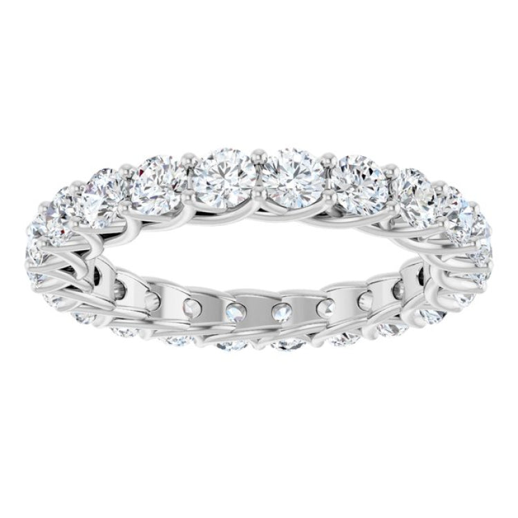 Platinum 2 CTW Lab-Grown Diamond  Eternity Band