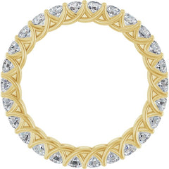 14K Yellow 1 1/2 CTW Lab-Grown Diamond  Eternity Band